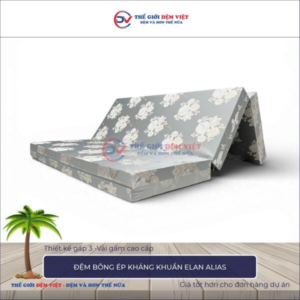 Đệm bông ép Elan Alias gấp 3